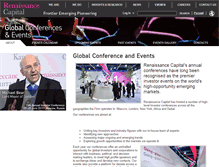 Tablet Screenshot of conference.rencap.com